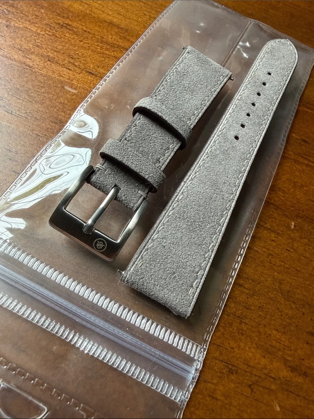The Strap Tailor 20mm gray suede watch strap - New!